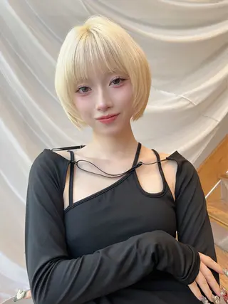 ショート カラー 望月威吹/表参道/カ ットモデル/似合わせのヘアスタイル