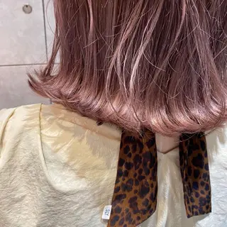 ミディアム ヘアアレンジ HAIR SALON M Fe's所属・透明感カラー/レイヤ ー/小谷野真緒のヘアスタイル