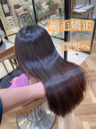 ロング 💎巻ける縮毛矯正/ 艶髪💎石渕智也のヘアスタイル