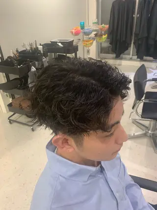 パーマ メンズ 横浜メンズマッシュ カット/ショウゴのヘアスタイル