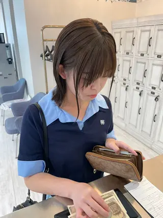 ミディアム カラー ボブ・ミニボブ 髪質改善カミオカのヘアスタイル