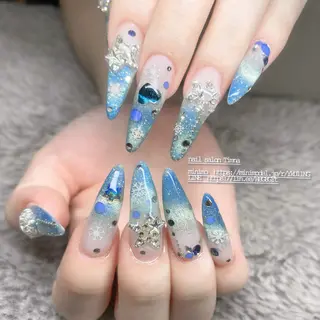 ロング NAILSALON 🍔Timna🍟のネイルデザイン