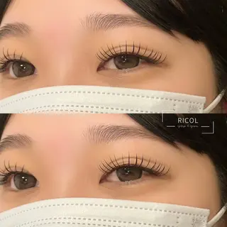 マツエク・マツパ RICOL 《リコル》のマツエク・マツパデザイン