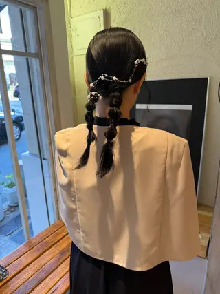 ミディアム Musiiik ホンダリサコのヘアスタイル