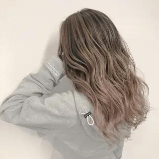ロング カラー ヘアアレンジ アンドウ ユウ/ レイヤーカット/韓国のヘアスタイル