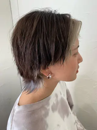 ショート カラー ALO art hair所属・  AYARIのヘアスタイル