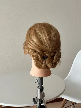 ロング ヘアアレンジ 梅原 あやりのヘアスタイル