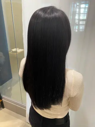 セミロング カラー 田中 アキオのヘアスタイル