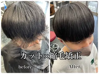 ミディアム パーマ メンズ beautystadium529所属・高橋 裕利のヘアスタイル
