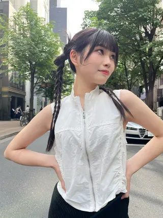 ロング ヘアアレンジ 暖色レイヤー 🥀REIRIのヘアスタイル