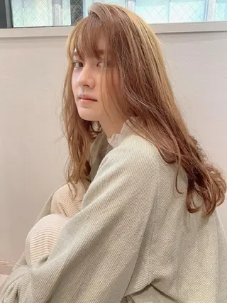 ロング カラー 横浜🍒カット エクステ／RIEのヘアスタイル