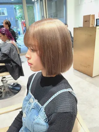 ショート カラー 無料ショートモデル 募集中❗️秋山ひらいのヘアスタイル