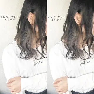 ミディアム カラー しゅうさん🍝 麻田秀太郎のヘアスタイル