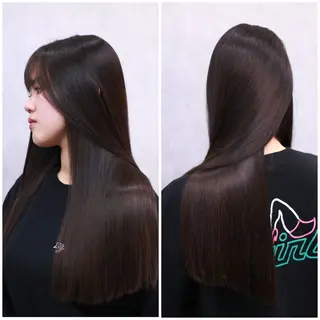 ロング カラー TERRACE LAND所属・杉山永 船橋✖️髪質改善🫧のヘアスタイル