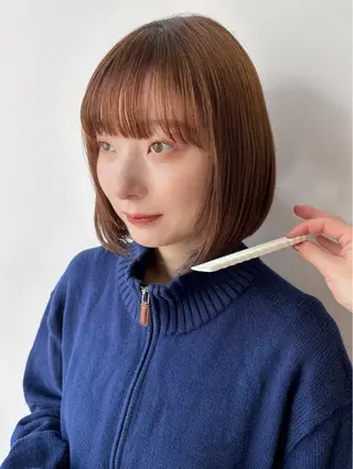 ミディアム moe/名古屋美容室 /モデル募集のヘアスタイル