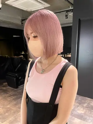 ミディアム カラー 心斎橋/ブリーチ minamiのヘアスタイル