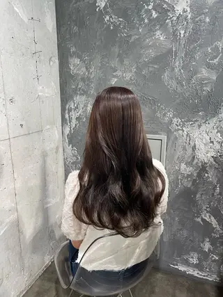 カラー 🤍韓国ヘア🤍透明 感ベージュ/まりんのヘアスタイル