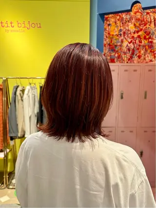 ミディアム echelle所属・るな/echelle 【カットモデル募集】のヘアスタイル