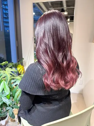 ロング カラー eto所属・髪質改善スペシャリス ト長尾勇弥/梅田中津のヘアスタイル