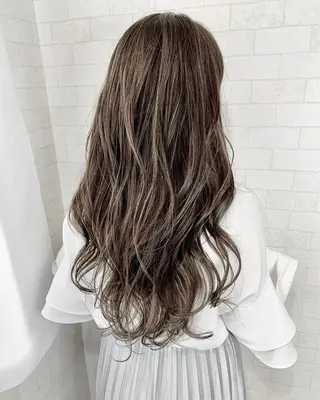 ロング カラー 神野 雅樹のヘアスタイル