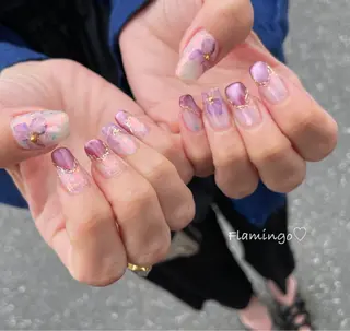 ネイル 40代からの爪を守る ×ケア重視サロン♡のネイルデザイン