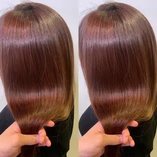 セミロング カラー 縮毛矯正/髪質改善/ 石橋代智のヘアスタイル