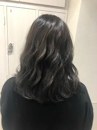 ロング カラー ヘアアレンジ 田中 瑞妃のヘアスタイル