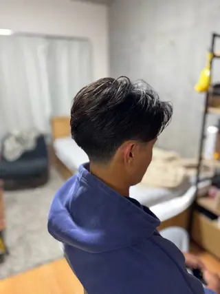 ミディアム 大内 幹太のヘアスタイル