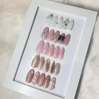 ネイル mitsuki💎 ﾜﾝﾎﾝ/韓国ﾈｲﾙのネイルデザイン