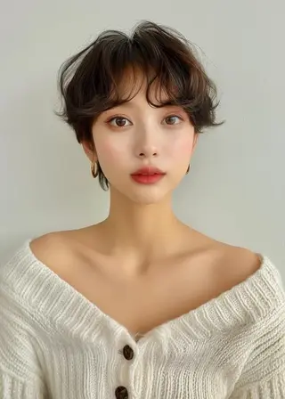 ショート パーマ カット特化 髪質改善/澤田ひろむのヘアスタイル