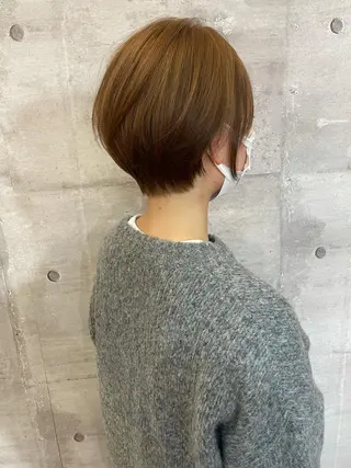 ショート カラー 江上拓郎/ショート /酸性ストレートのヘアスタイル