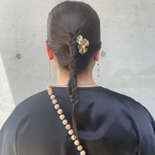 ロング ヘアアレンジ ホリケ アオイのヘアスタイル