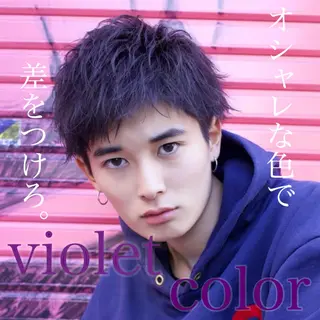 カラー パーマ メンズ 【渋谷メンズ特化】 🔥BLUCK🔥のヘアスタイル