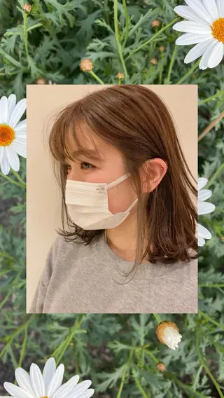 ミディアム モダーン北鎌倉所属・中溝 アカリのヘアスタイル