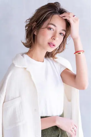 ショート カラー 髪質改善/艶髪特化 /柔らかさ/清水翔矢のヘアスタイル