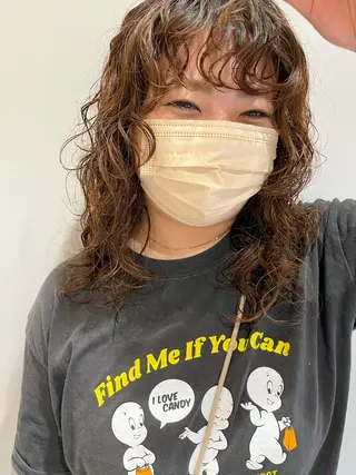 ロング カラー パーマ ニュアンスヘア☆樋口 希世☆のヘアスタイル