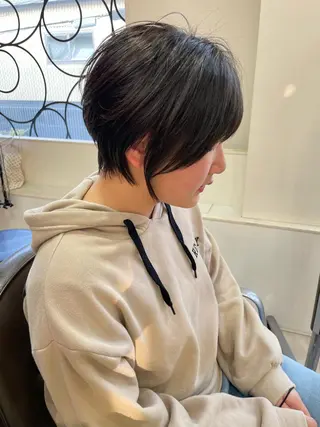 ショート 韓国レイヤー🇰🇷 ReLien西大寺店のヘアスタイル
