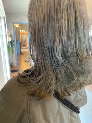 ミディアム 似合わせカット/ 韓国カラー/まや🦋のヘアスタイル