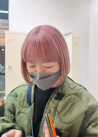 ショート カラー タカノ ノゾミのヘアスタイル