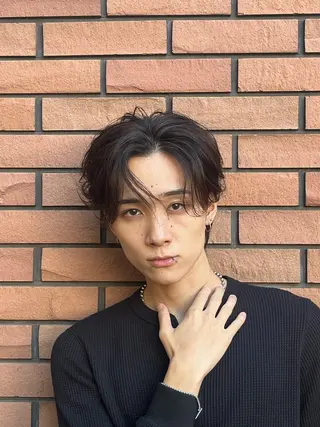 ミディアム メンズ 大和 真優のヘアスタイル
