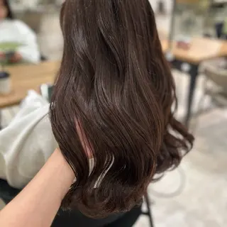 ロング カラー VIEW Tokyo所属・🎀ミディアムボブ/ 縮毛矯正/ひかりのヘアスタイル