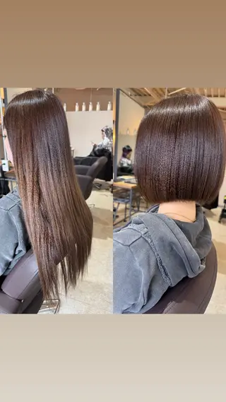 ショート ✨髪質改善美髪矯正✨ ボブ/韓国レイヤー✨のヘアスタイル