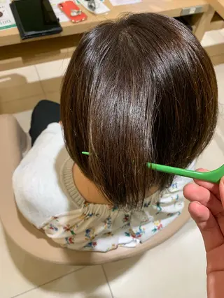 ショート 縮毛矯正 髪質改善 鈴木のヘアスタイル