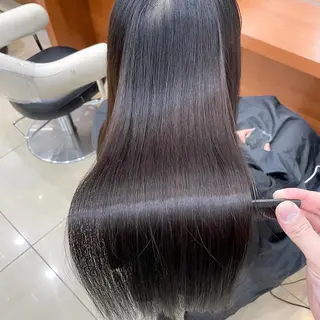 ロング パーマ 縮毛矯正/髪質改善 /韓国風　山川春輝のヘアスタイル