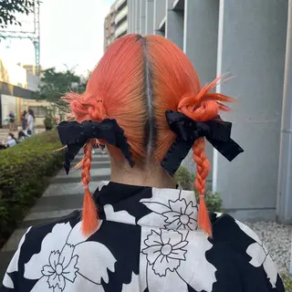 ミディアム YOKE所属・YOKE ななか /カラーモデル募集中のヘアスタイル