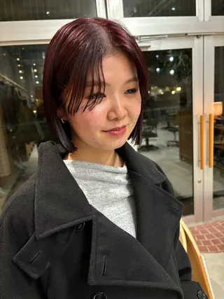 ショート カラー TAKE💫 ボブ.レイヤーのヘアスタイル