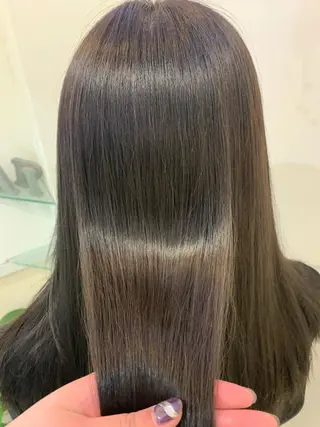 カラー ブリーチしない暖色 カラー🥀杉 優菜のヘアスタイル