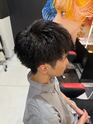 ショート メンズ 田中 海斗のヘアスタイル