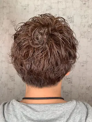 カラー パーマ メンズ 小島 健太郎のヘアスタイル