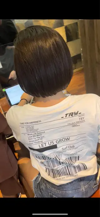 ショート 福見 美保のヘアスタイル